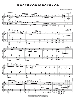 page one of Razzazza Mazzazza (Piano Solo)