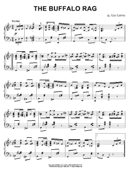 page one of The Buffalo Rag (Piano Solo)