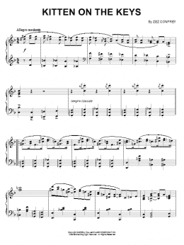 page one of Kitten On The Keys (Piano Solo)