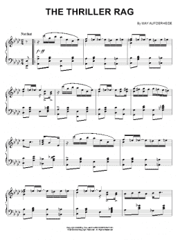page one of The Thriller Rag (Piano Solo)