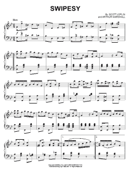 page one of Swipesy (Piano Solo)