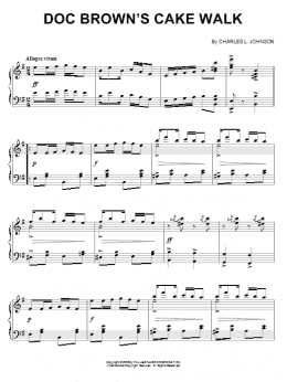 page one of Doc Brown's Cake Walk (Piano Solo)