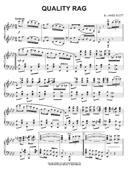 page one of Quality Rag (Piano Solo)