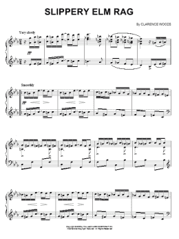 page one of Slippery Elm Rag (Piano Solo)