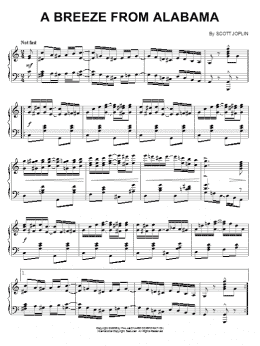 page one of A Breeze From Alabama (Piano Solo)