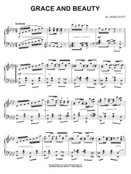 page one of Grace And Beauty (Piano Solo)