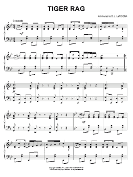 page one of Tiger Rag (Piano Solo)