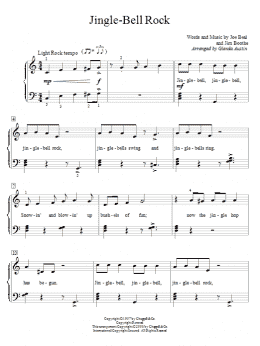 page one of Jingle-Bell Rock (Educational Piano)