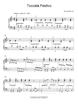 page one of Toccata Festivo (Educational Piano)