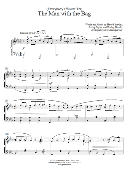 page one of (Everybody's Waitin' For) The Man With The Bag (Educational Piano)