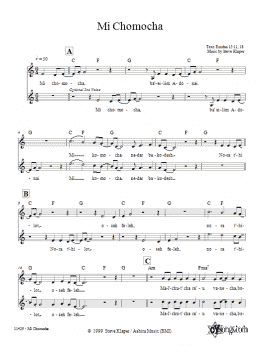 page one of Mi Chomocha (Choir)