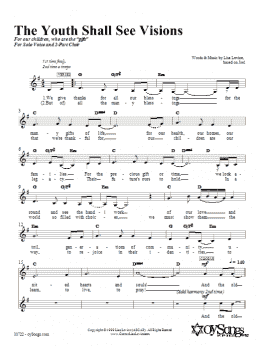 page one of The Youth Shall See Visions (2-Part Choir)