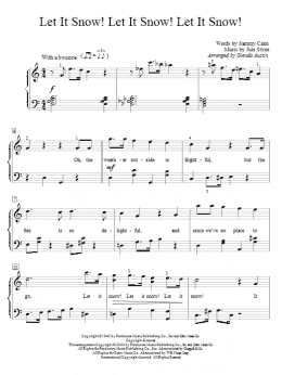 page one of Let It Snow! Let It Snow! Let It Snow! (Educational Piano)