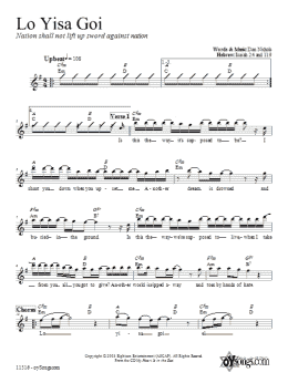 page one of Lo Yisa Goi (Lead Sheet / Fake Book)