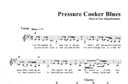 page one of Pressure Cooker Blues (Lead Sheet / Fake Book)