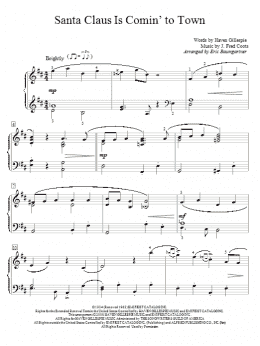 page one of Santa Claus Is Comin' To Town (Educational Piano)