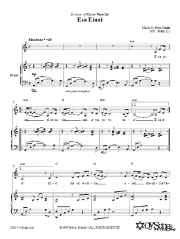 page one of Esa Einai (Piano, Vocal & Guitar Chords (Right-Hand Melody))
