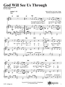 page one of God Will See Us Through (Piano, Vocal & Guitar Chords (Right-Hand Melody))