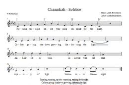 page one of Chanukah - Solstice (4-Part Choir)