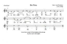 page one of Ilu Finu (3-Part Mixed Choir)