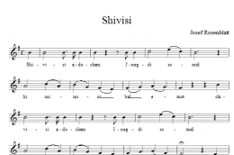 page one of Shivisi (Choir)