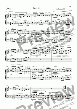 page one of Sonata part 3