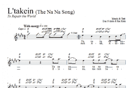 page one of L'takein (The Na Na Song) (Lead Sheet / Fake Book)