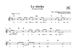 page one of Lo Alecha (It Is Not Your Duty) (Lead Sheet / Fake Book)