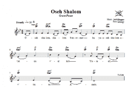 page one of Oseh Shalom (Grant Peace) (Lead Sheet / Fake Book)