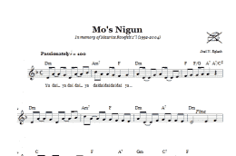 page one of Mo's Nigun (Wordless Melody) (Lead Sheet / Fake Book)