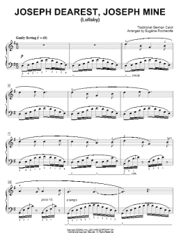 page one of Joseph Dearest, Joseph Mine (Piano Solo)