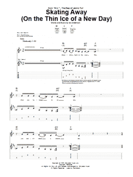page one of Skating Away (On The Thin Ice Of A New Day) (Guitar Tab)