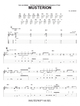 page one of Musterion (Guitar Tab)