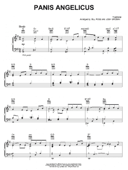 page one of Panis Angelicus (Piano, Vocal & Guitar Chords (Right-Hand Melody))