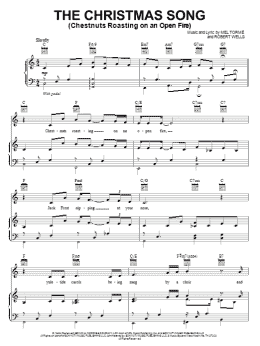 page one of The Christmas Song (Chestnuts Roasting On An Open Fire) (Piano, Vocal & Guitar Chords (Right-Hand Melody))