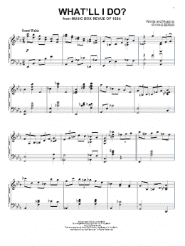 page one of What'll I Do (Piano Solo)