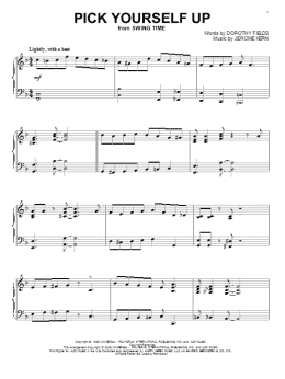 page one of Pick Yourself Up (Piano Solo)