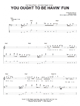 page one of You Ought To Be Havin' Fun (Bass Guitar Tab)