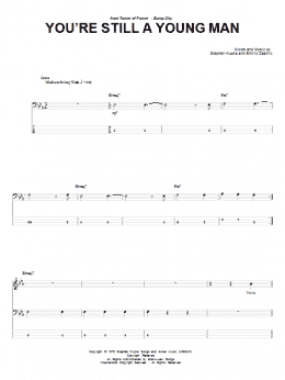 page one of You're Still A Young Man (Bass Guitar Tab)