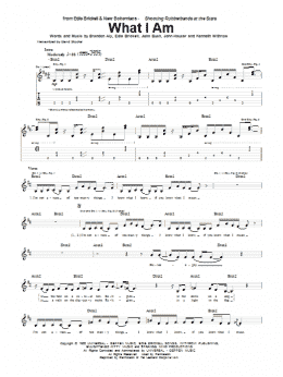 page one of What I Am (Guitar Tab)