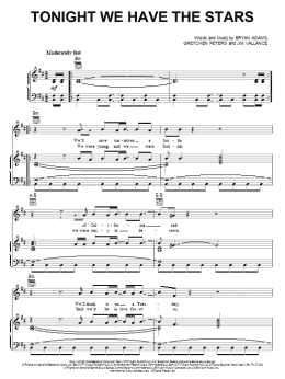 page one of Tonight We Have The Stars (Piano, Vocal & Guitar Chords (Right-Hand Melody))