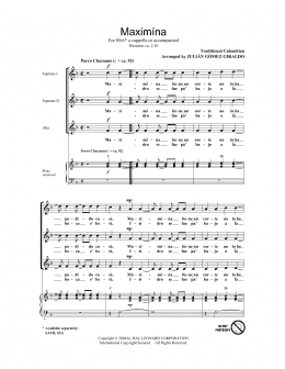 page one of Maximina (SSA Choir)