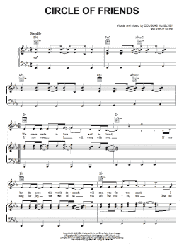 page one of Circle Of Friends (Piano, Vocal & Guitar Chords (Right-Hand Melody))