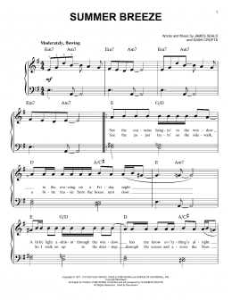 page one of Summer Breeze (Easy Piano)