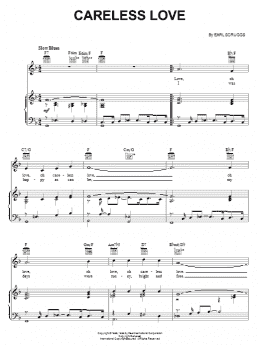 page one of Careless Love (Piano, Vocal & Guitar Chords (Right-Hand Melody))
