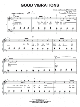 page one of Good Vibrations (arr. Phillip Keveren) (Piano Solo)