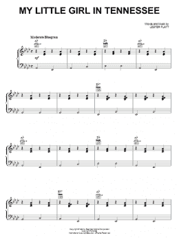 page one of My Little Girl In Tennessee (Piano, Vocal & Guitar Chords (Right-Hand Melody))