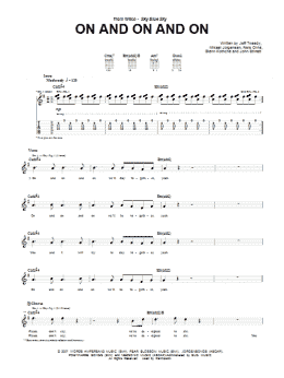 page one of On And On And On (Guitar Tab)