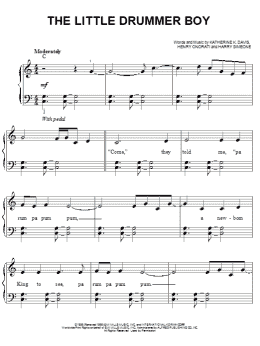 page one of The Little Drummer Boy (Easy Piano)