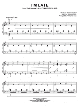 page one of I'm Late [Classical version] (from Alice In Wonderland) (arr. Phillip Keveren) (Piano Solo)